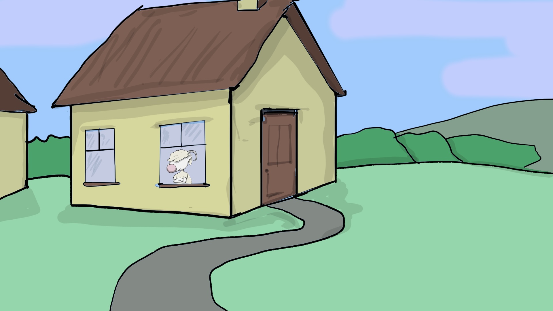Dolly the Sheep - Animatic frame 2